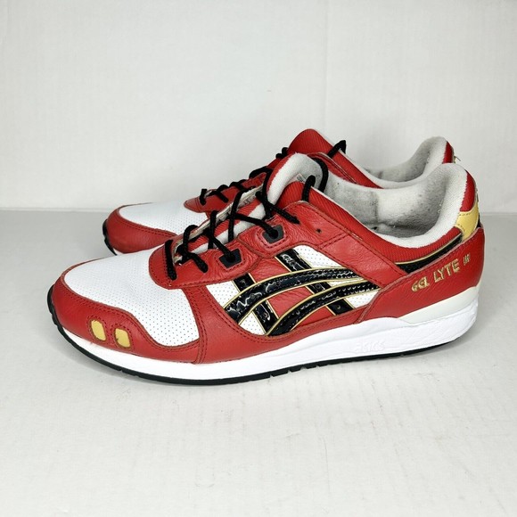 ASICS Gel Lyte 3 OG Classic Red & Black Athletic Sneakers Mens Size 9.0 main image 6